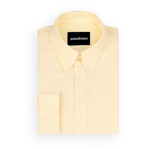 Yellow Oxford Button Down Shirt