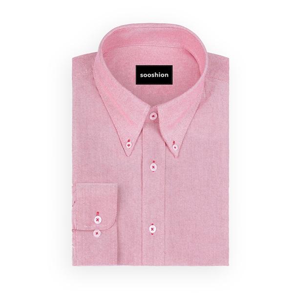 Red Oxford Button Down Shirt