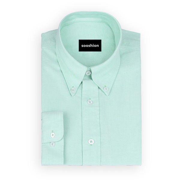 Mint Oxford Button Down Shirt
